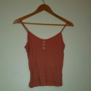 Camisole-rose et blanche